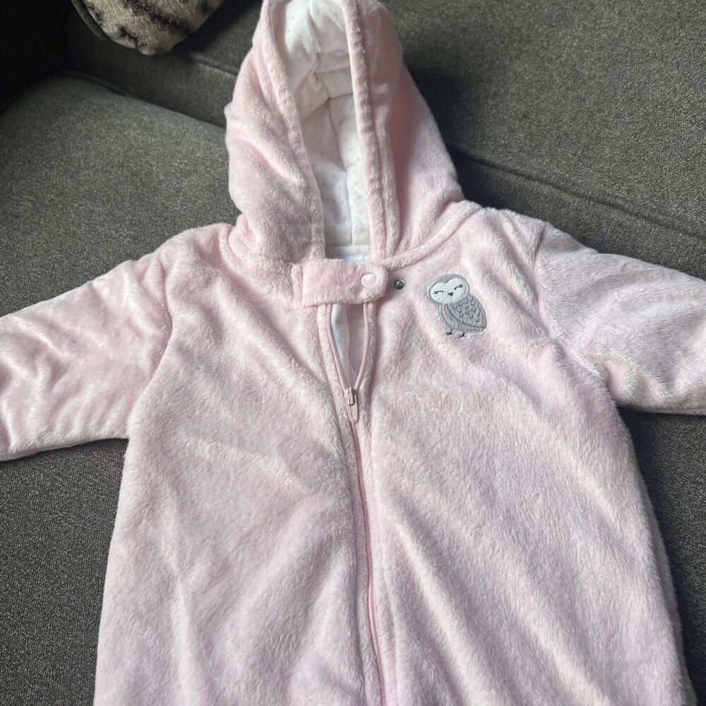 Just One you by Carters Snow/Winter Suit Size 3 Months Owl‎ Embroidered - Picture 7 of 10